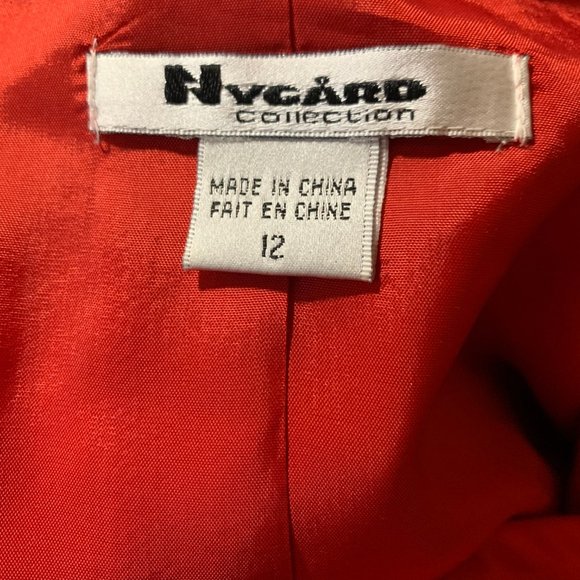 Nygard Collection cropped blazer 12 red - Picture 5 of 6